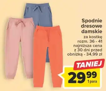 Carrefour Spodnie dresowe oferta
