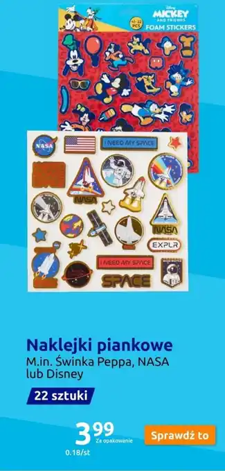 Action Naklejki piankowe oferta