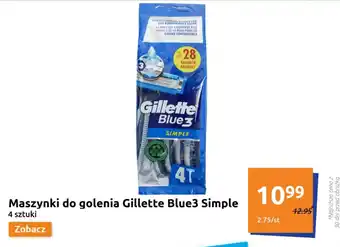 Action Maszynki do golenia Gillette Blue3 Simple 4 szt. oferta