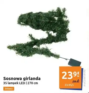 Sosnowa girlanda 35 lampek