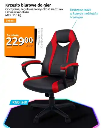 Action Krzesło biurowe do gier oferta