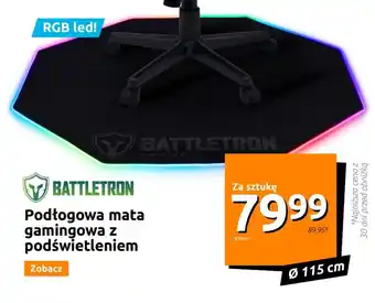 Action BATTLETRON Podłogowa mata gamingowa z podświetleniem oferta