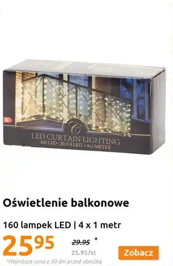 Action Oświetlenie balkonowe 160 lampek oferta