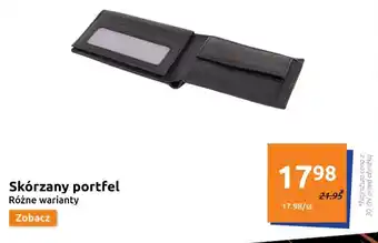 Action Skórzany portfel oferta