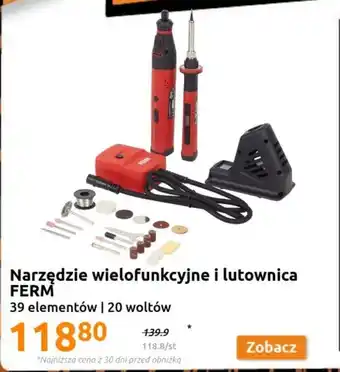 Action Narzędzie wielofunkcyjne i lutownica FERM 39 el. oferta