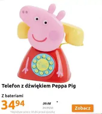 Action Telefon z dźwiękiem Peppa Pig oferta