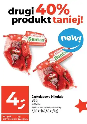 Dealz Czekoladowe Mikołaje 80 g oferta