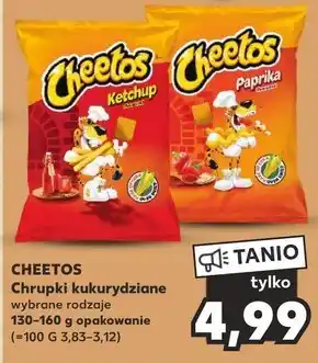 Kaufland Cheetos chrupki kukurydziane o smaku papryki 130 g oferta