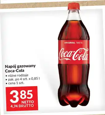 Makro Napój gazowany Coca-Cola 0,85 l oferta