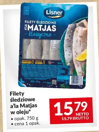 Makro Filety śledziowe a'la Matjas w oleju 750 g oferta