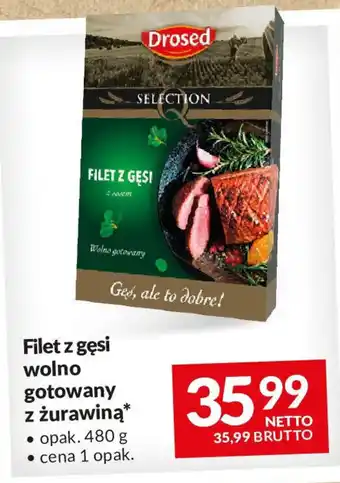 Makro Filet z gęsi wolno gotowany z żurawiną 480 g oferta