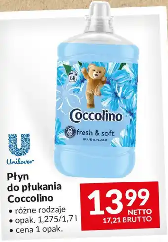 Makro Płyn do płukania Coccolino 1,275/1,7 l oferta