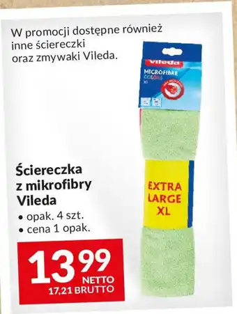 Makro Ściereczka z mikrofibry Vileda 4 szt. oferta