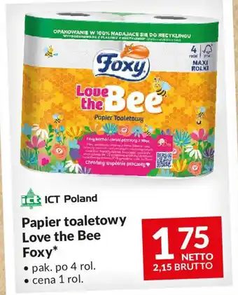 Makro Papier toaletowy Love the Bee Foxy 4 rol. oferta