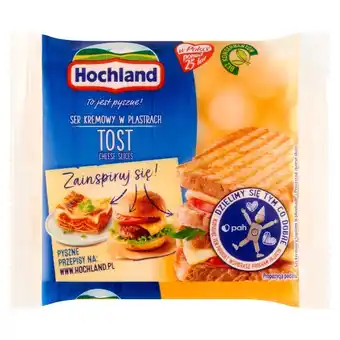 Żabka Hochland ser kremowy w plastrach tost 130 g oferta