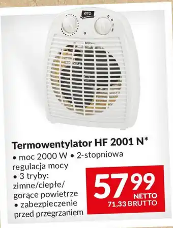 Termowentylator HF 2001 N