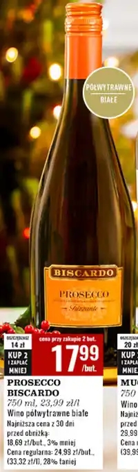 Biedronka PROSECCO BISCARDO 750 ml oferta