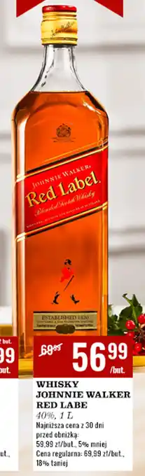 WHISKY JOHNNIE WALKER RED LABEL 1 l