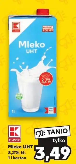 Kaufland Mleko UHT 3,2% tł. 1 l oferta