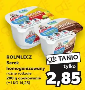 Kaufland ROLMLECZ Serek homogenizowany 200 g oferta