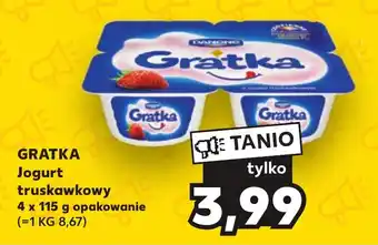 Kaufland GRATKA Jogurt truskawkowy 4 x 115 g oferta