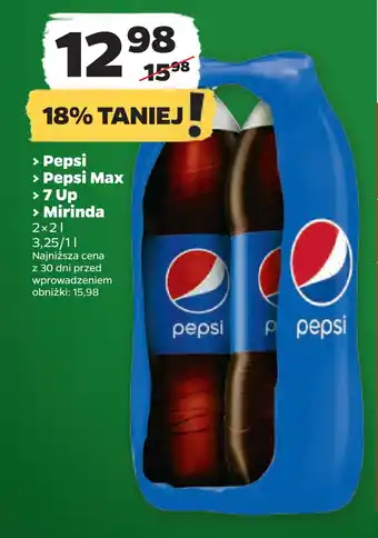 Netto Pepsi > pepsi max > 7 up > mirinda oferta