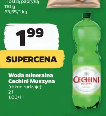 Netto Woda mineralna cechini muszyna oferta