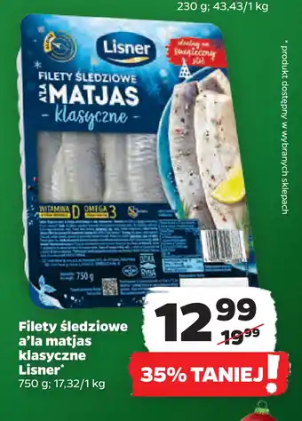 Netto Filety śledziowe a'la matjas klasyczne lisner oferta