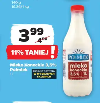 Netto Mleko koneckie 3,5% polmlek oferta