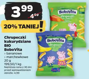 Netto Chrupeczki kukurydziane bio bobovita oferta