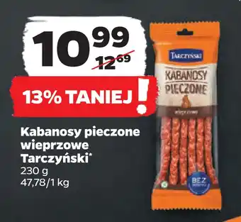 Netto Kabanosy pieczone wieprzowe tarczyński oferta
