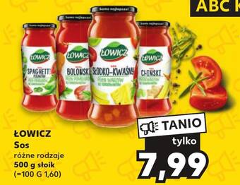 Kaufland ŁOWICZ Sos 500g oferta