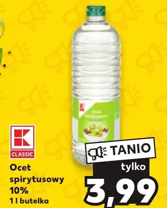 Kaufland Ocet spirytusowy 10% 1l oferta