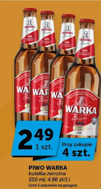 Groszek PIWO WARKA 500 ml oferta