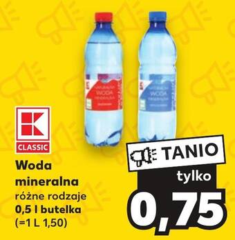 Kaufland Woda mineralna 0,5 l oferta