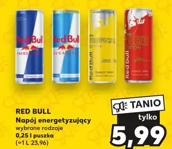 Kaufland RED BULL Napój energetyzujący 0,25 l oferta