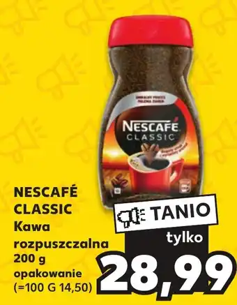 Kaufland NESCAFÉ CLASSIC Kawa rozpuszczalna 200 g oferta