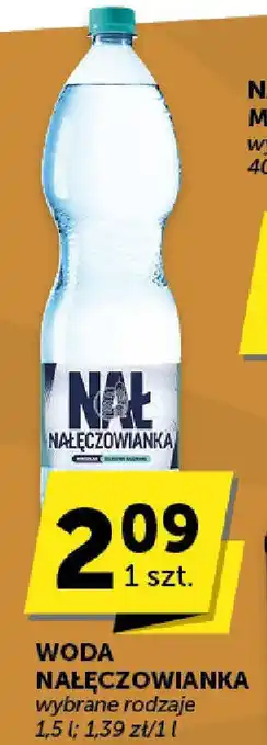 Groszek WODA NAŁĘCZOWIANKA 1,5 L oferta