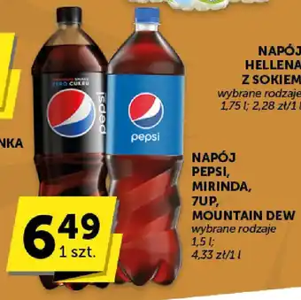 Groszek NAPÓJ PEPSI, MIRINDA, 7UP, MOUNTAIN DEW 1,5 L oferta