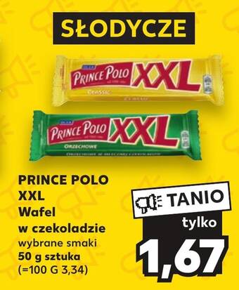 Kaufland PRINCE POLO XXL Wafel w czekoladzie 50 g oferta