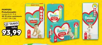 Kaufland PAMPERS Pieluchomajtki 48-76szt. oferta