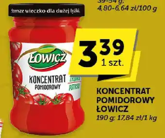 Groszek KONCENTRAT POMIDOROWY ŁOWICZ 190 g oferta
