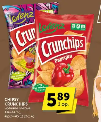 Groszek CHIPSY CRUNCHIPS 130-140 g; oferta