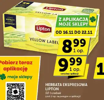 Groszek HERBATA EKSPRESOWA LIPTON oferta