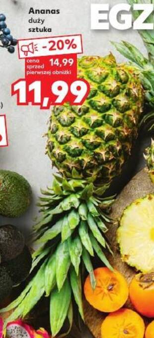 Kaufland Ananas duży szt. oferta