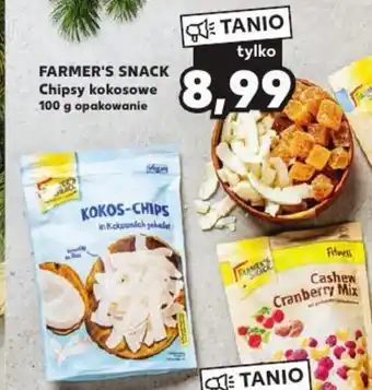 Kaufland FARMER'S SNACK Chipsy kokosowe 100 g oferta