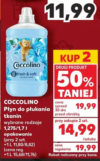 Kaufland COCCOLINO Płyn do płukania tkanin 1,275l oferta