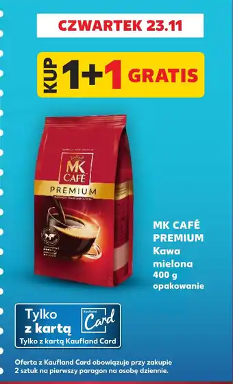 Kaufland MK CAFÉ PREMIUM Kawa mielona 400g oferta
