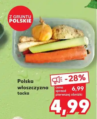 Kaufland Polska włoszczyzna tacka oferta