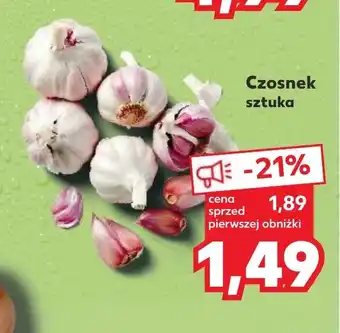 Kaufland Czosnek sztuka oferta